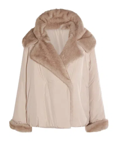 Antonelli Long-sleeved Casual Jacket In Brown