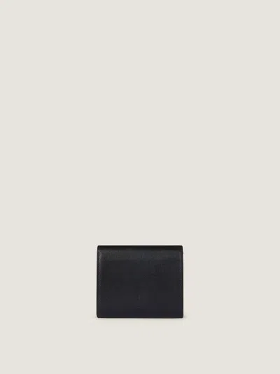 Givenchy Day Trifold Snap Wallet In Shiny Leather In Black
