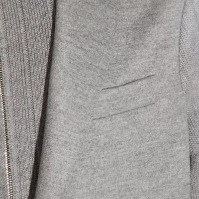 Eleventy Tailored Jacket With Notched Lapel And Pockets In Gray