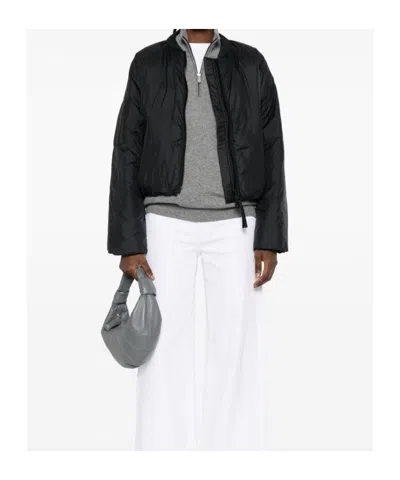 Canada Goose Elba 750 Fill Power Down Packable Bomber Jacket In Black