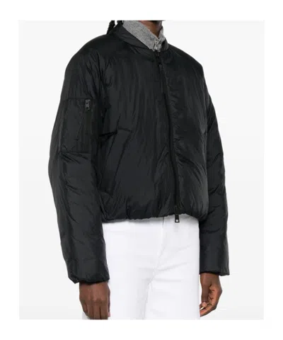 Canada Goose Elba 750 Fill Power Down Packable Bomber Jacket In Black