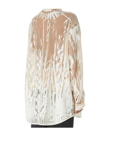 Diesel Abstract-print Long-sleeve Blouse In Multi