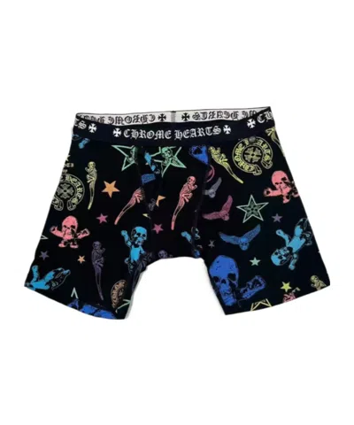 Chrome Hearts Foti Print Boxer Briefs Multicolor In Black