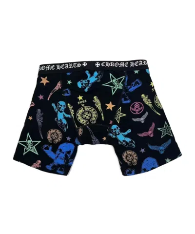 Chrome Hearts Foti Print Boxer Briefs Multicolor In Black
