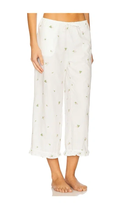 Weworewhat Ruffle Pull-on Pants In White