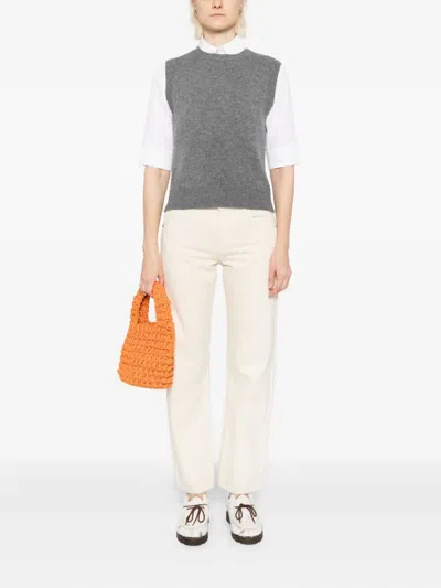 Bonpoint Whistler Cashmere Vest In Gray