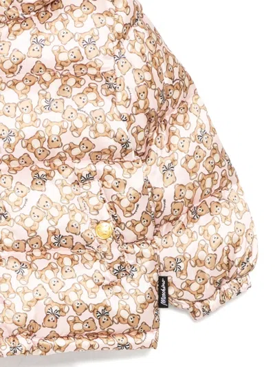 Moschino Teddy-print Jacket In Multi