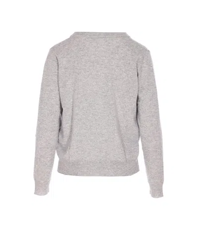 Not Shy Patch-pocket Buttoned Cardigan In Gray