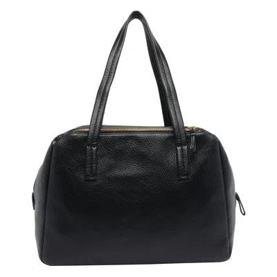 Liu •jo Liu-jo Logo Medium Satchel Bag In Black