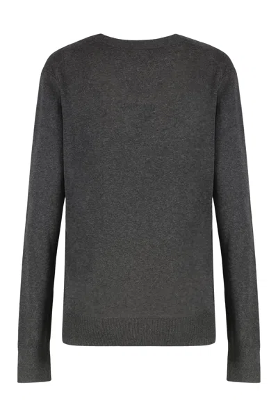 Calvin Klein Buttoned Cardigan In Black