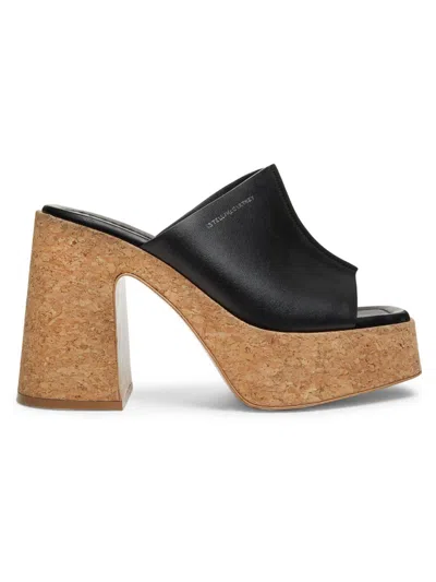 Stella Mccartney Black Alter Mat Skyla Mules In Multi