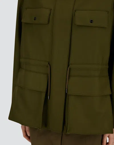Herno Flap-pocket Jacket In Green
