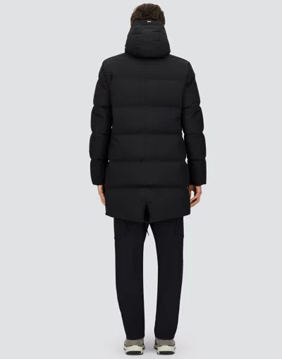 Herno Legend Man Puffer Midnight Blue Size 34 Polyamide In Black