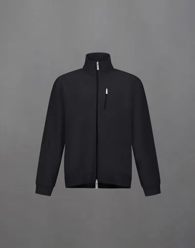 Herno Laminar Cardigan In Heavy Cotton In White