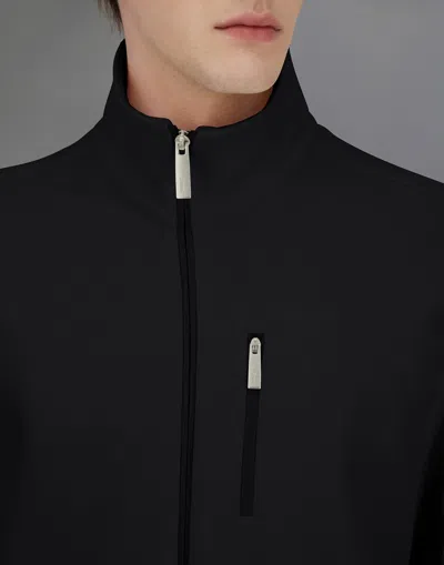 Herno Laminar Cardigan In Heavy Cotton In White