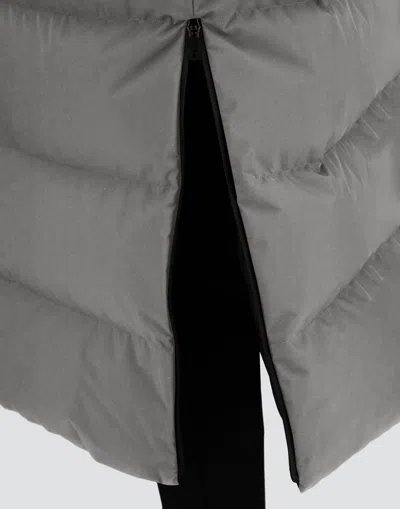 Herno Long Jacket In 2-layer Windstopper In Gray