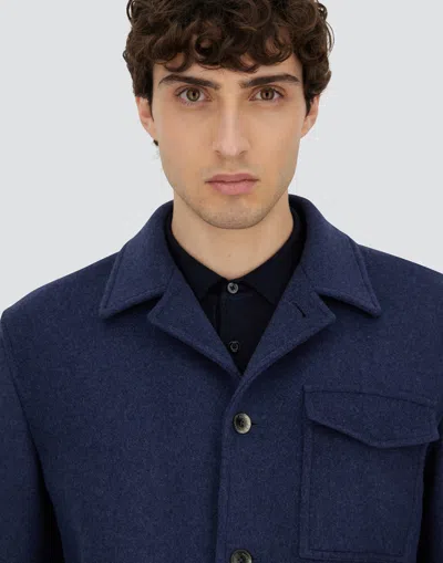 Herno Coats In Blue