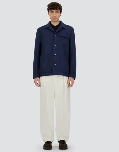 Herno Coats In Blue