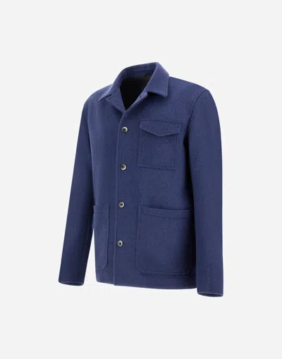 Herno Coats In Blue