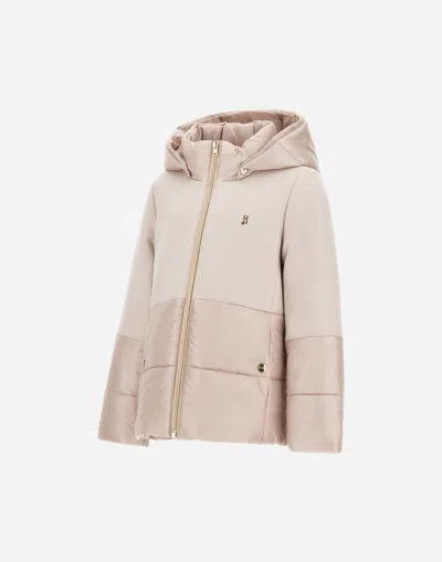 Herno Cape In Ecowool And Nylon Ultralight In Neutral