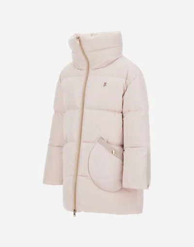 Herno A-shape Jacket In Taffeta In Pink