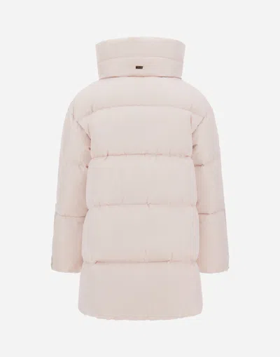 Herno A-shape Jacket In Taffeta In Pink