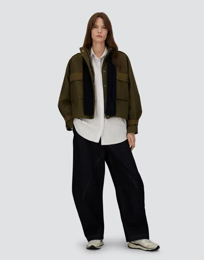 Herno Jacket In Delon And Keystone In Green