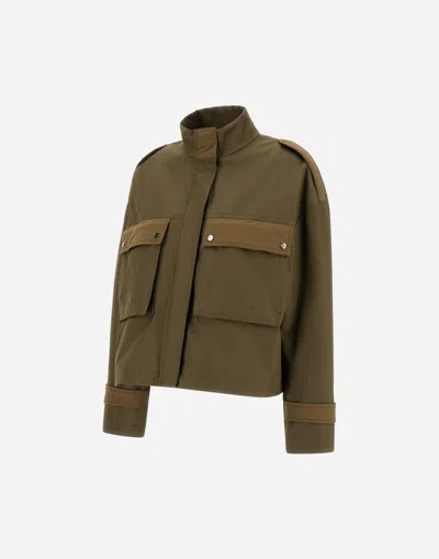 Herno Jacket In Delon And Keystone In Green