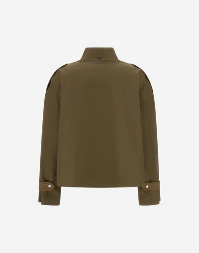 Herno Jacket In Delon And Keystone In Green