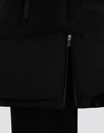 Herno Quilted Down Jacket With Detachable Hood In Blue