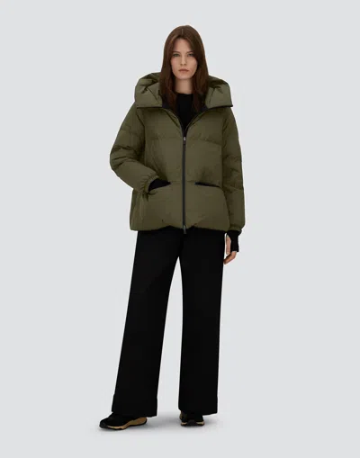 Herno Jacket In 2-layer Windstopper In Green