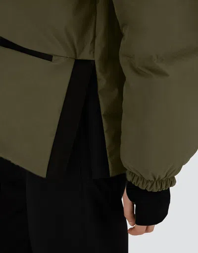 Herno Jacket In 2-layer Windstopper In Green