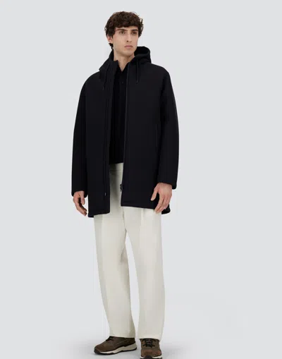 Herno Cotton Feel Trousers With Drawstring In White