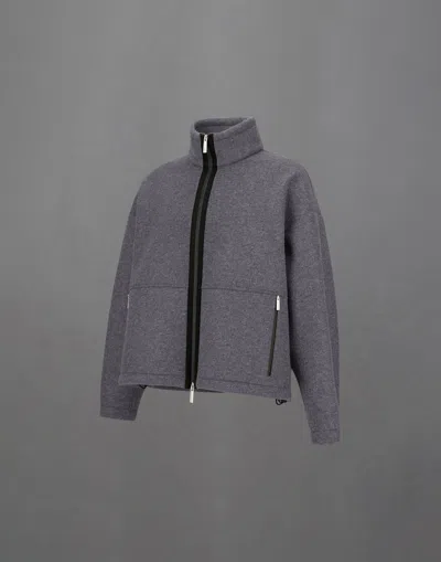 Herno Laminar Jacket In Technical Wool In Gold