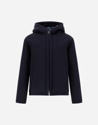 Herno Jacket In 3-layer Scuba In Gold