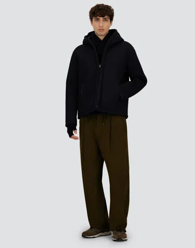 Herno Jacket In 3-layer Scuba In Gold