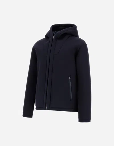 Herno Jacket In 3-layer Scuba In Gold