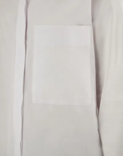 Herno Shirt In Pure Dense Cotton In White