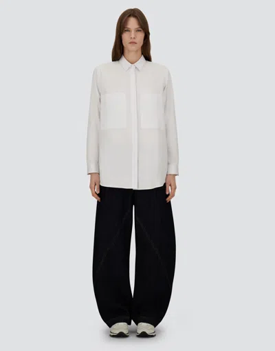 Herno Shirt In Pure Dense Cotton In White
