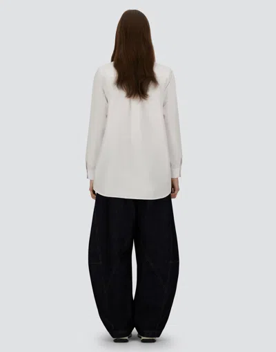 Herno Shirt In Pure Dense Cotton In White