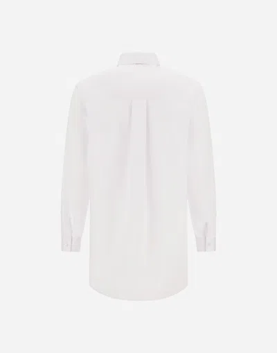 Herno Shirt In Pure Dense Cotton In White