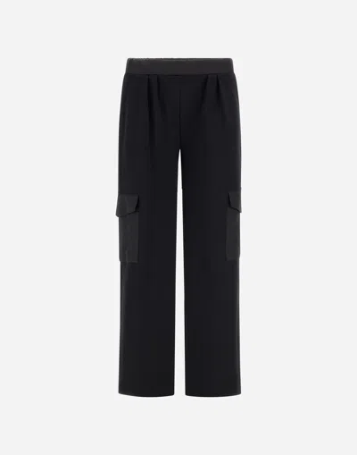 Herno Cargo Trousers In Black