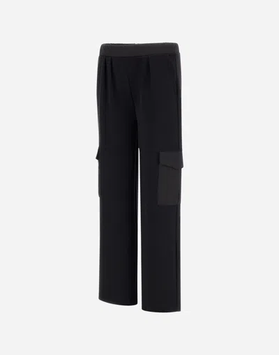 Herno Cargo Trousers In Black