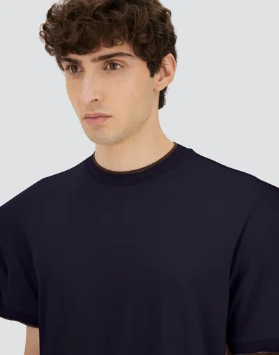 Herno Emporio Armani Pinstripe Single-breasted Blazer Jacket In Multi