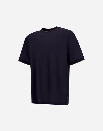 Herno Emporio Armani Pinstripe Single-breasted Blazer Jacket In Multi