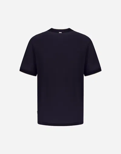 Herno Emporio Armani Pinstripe Single-breasted Blazer Jacket In Multi