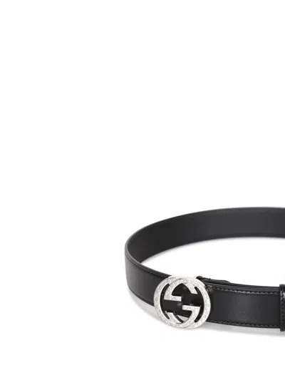 Gucci Gg Belt In Black
