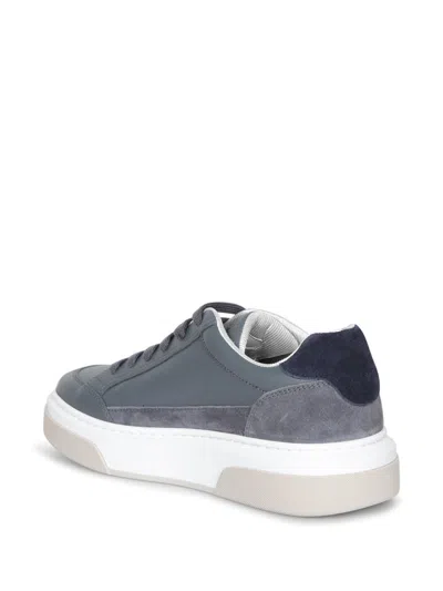 Ferragamo Gancini Low-top Sneaker In Blue