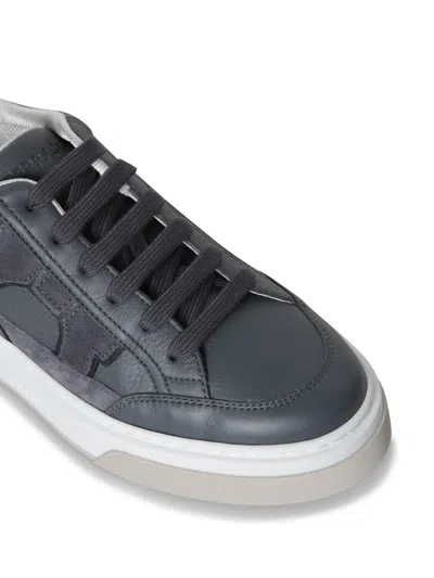 Ferragamo Gancini Low-top Sneaker In Blue