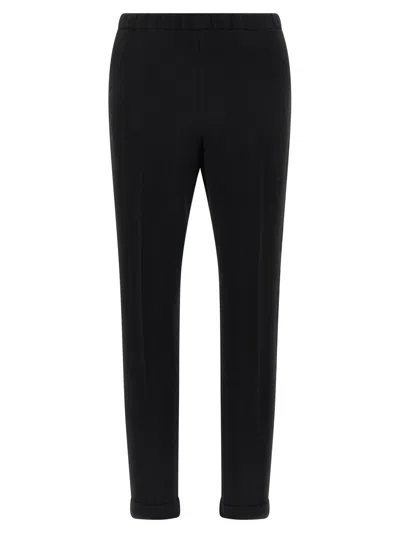 Alberto Biani Slim-fit Trousers In Black